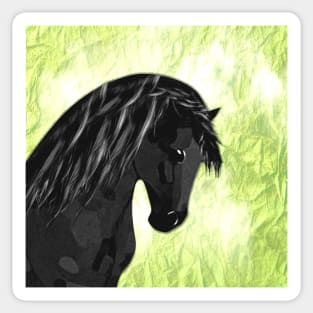 Horse Lovers Pony Stallion Sticker